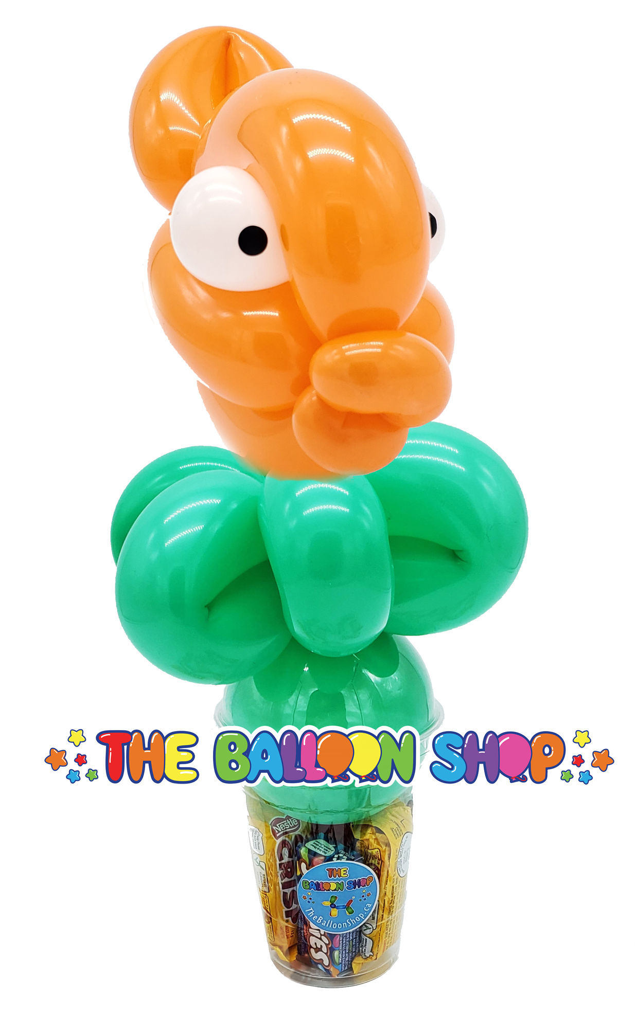 Balloon Fish Candy Cup, Balloon Animals