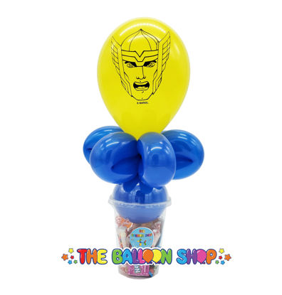 Picture of Thor Face  - Balloon Candy Cup