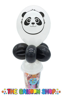 Picture of Panda Face - Balloon Candy Cup