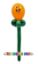 Picture of Jack O'Lantern Face Wand - Balloon