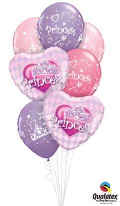 Picture of Balloon Bouquet -  Princess (7pc)