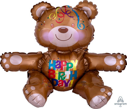Picture of 19'' Happy Birthday Bear (air-filled)