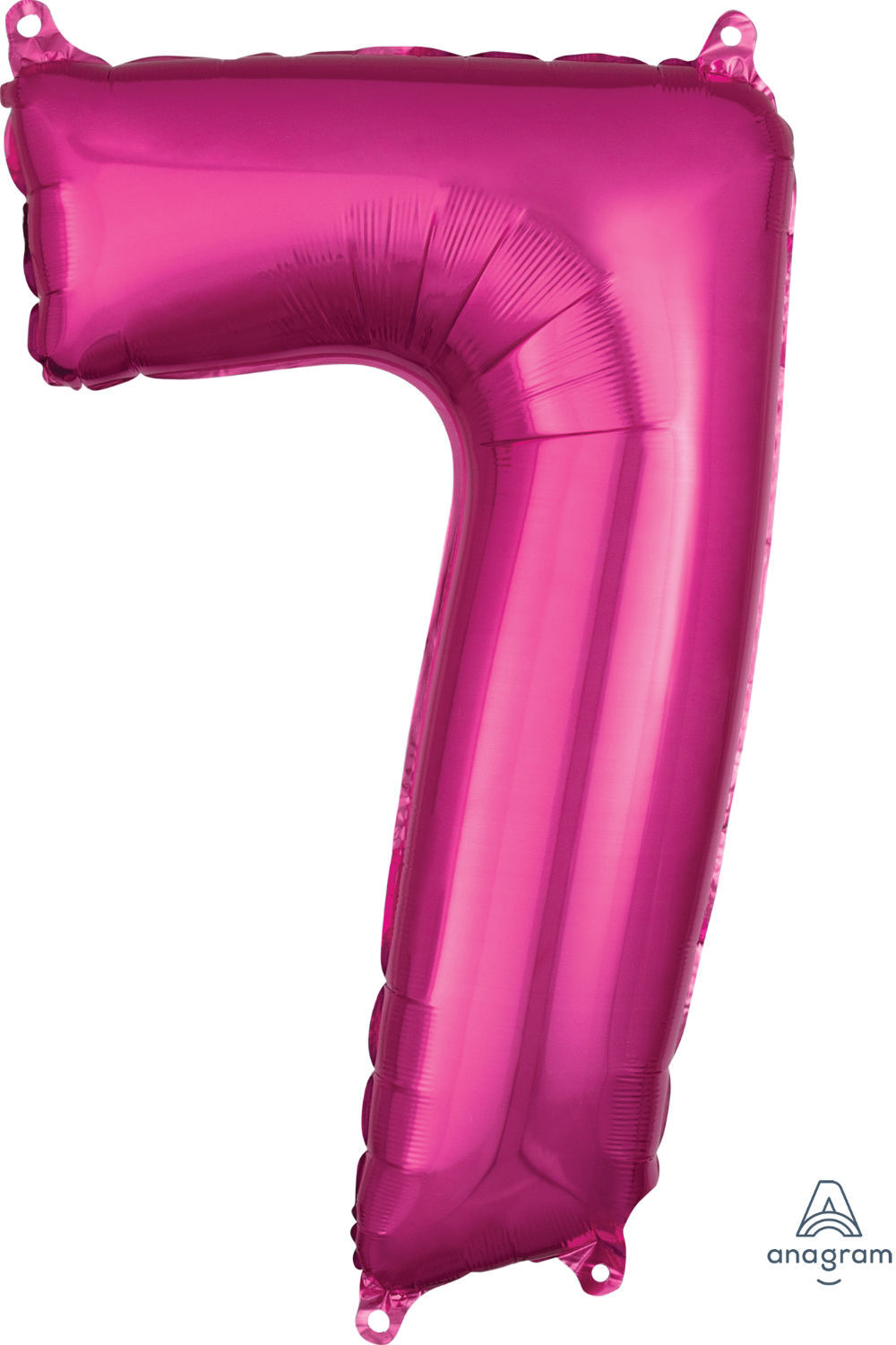 Picture of 26''Hot Pink Number 7 - Foil Balloon (helium-filled)