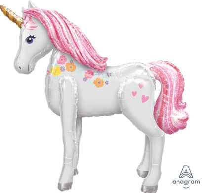 Picture of 46'' Giant Magical Unicorn  - Air Walker Balloon  (helium - filled)