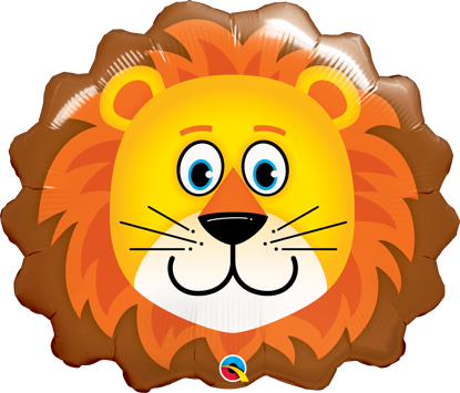 Picture of 29" Lovable Lion Foil Balloon  (helium-filled)