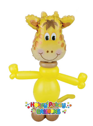 Picture of Mini Jolly Giraffe - Balloon Centerpiece