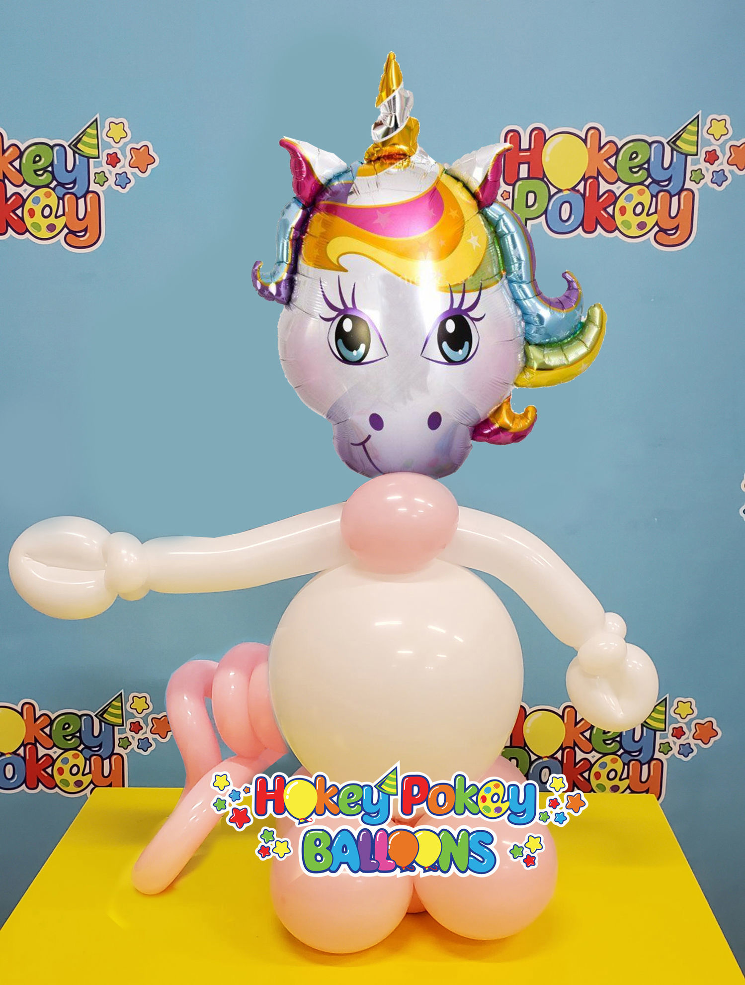 Picture of Mini Magical Unicorn - Balloon Centerpiece