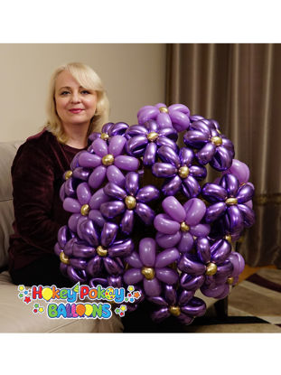 Picture of Premium Flower Balloon Bouquet (21 pc)