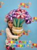 Picture of Deluxe Flower Balloon Bouquet ( 9 pc )