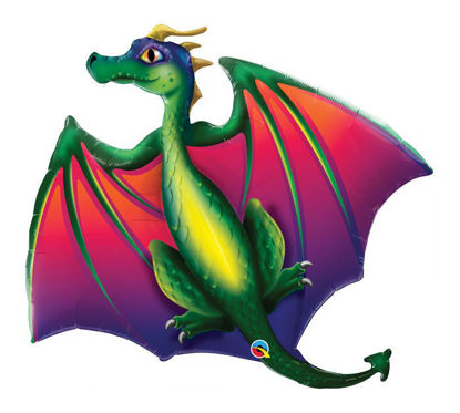 Picture of 45" Mythical Dragon Jumbo Foil Balloon (helium-filled)