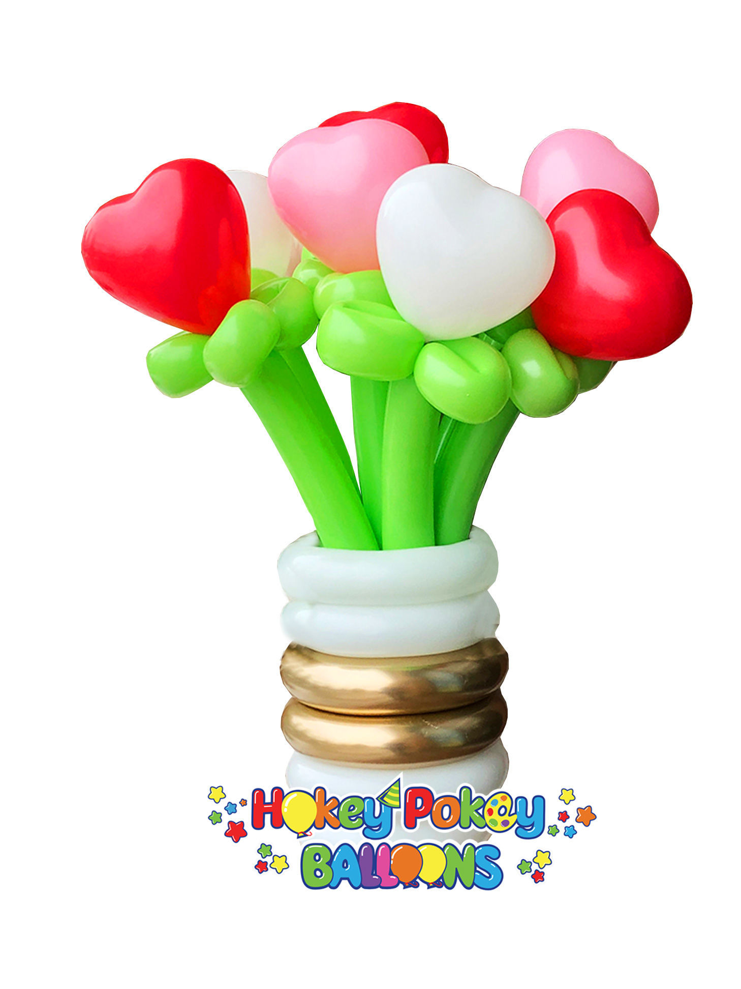 Picture of Sweetheart Balloon Bouquet of 7