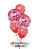 Picture of Mix & Match Red Hearts  Valentine's Balloon Bouquet of 5