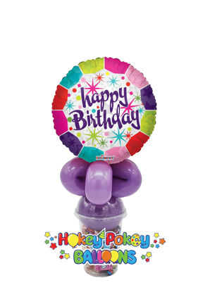Picture of Happy Birthday Fresh - Balloon Candy Cup