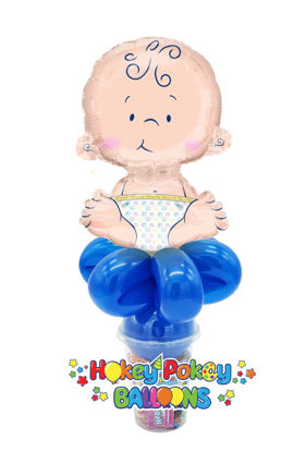 Picture of Sitting Baby - Foil Balloon Candy Cup