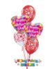 Picture of Double Hearts - Mother's Day Balloon Bouquet of 5