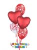 Picture of Double Hearts - Mother's Day Balloon Bouquet of 5
