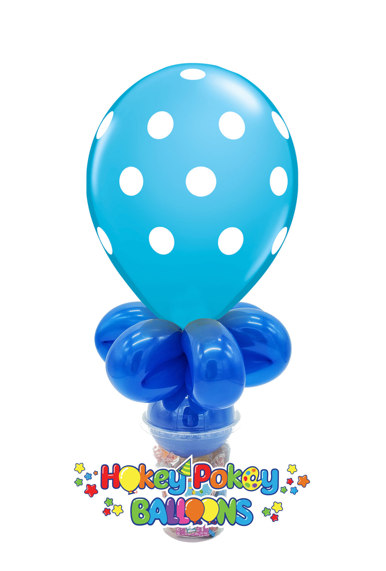 Picture of 11" Polka Dot  - Balloon Candy Cup