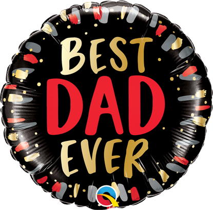 Picture of 18'' Best Dad Ever Foil Balloon (helium-filled)
