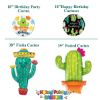 Picture of Birthday Fiesta Balloon Bouquet with Jumbo Cactus
