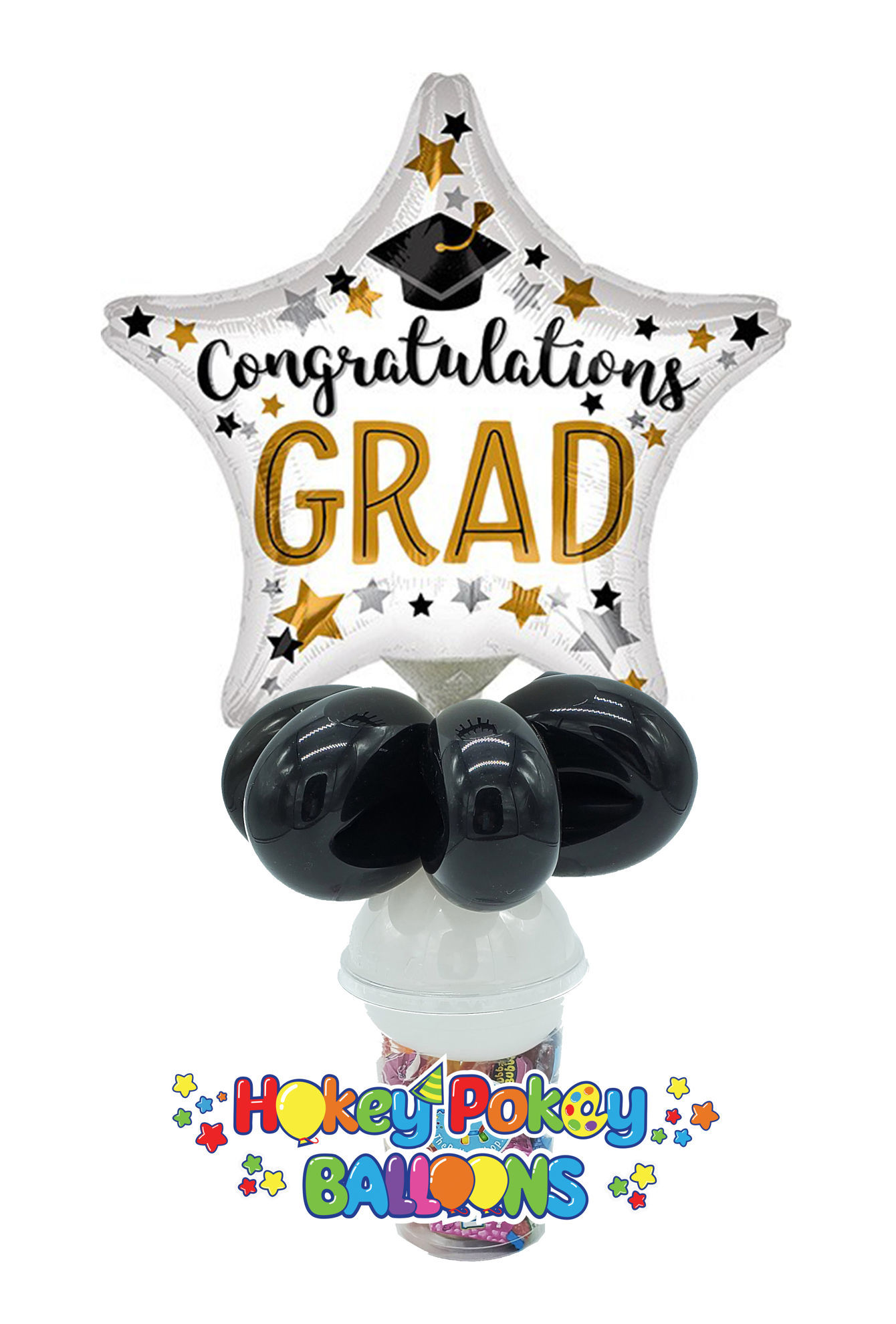 Picture of Congratulations Grad Star  - Balloon Candy Cup