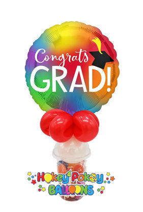 Picture of Colorful Graduation Balloon Candy Cup