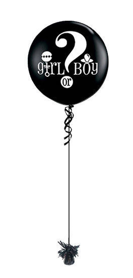 Picture of Big Question Girl or Boy Gender Reveal  Giant Balloon (helium-filled)