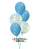 Picture of It's A Boy Soft Giraffe Balloon Bouquet