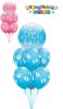 Picture of Tiny Feet, Huge Happiness! - Balloon Bouquet of 7
