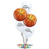 Picture of Basketball Birthday - Balloon Bouquet (5 pc)