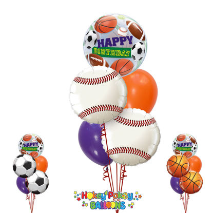 Picture of Sport Birthday - Balloon Bouquet (5 pc)