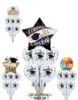 Picture of Graduation with Gold - Balloon Bouquet (7 pc)