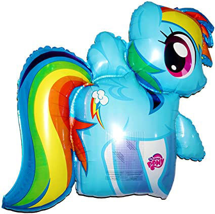 Picture of 28" My Little Pony Rainbow Dash Foil Balloon  (helium-filled)
