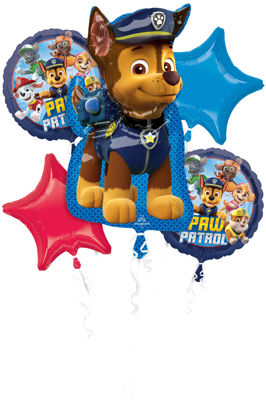 Picture of Chase PAW Patrol Foil Balloon Bouquet  (5pc)