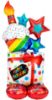 Picture of 55'' Stacked Birthday Icons AirLoonz Balloon (air-filled)
