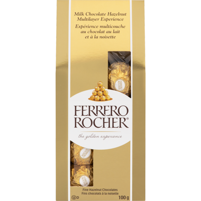 Picture of Ferrero Rocher Fine Hazelnut Chocolate, 100G