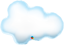 Picture of 30'' Puffy Cloud Foil Balloon  (helium-filled)