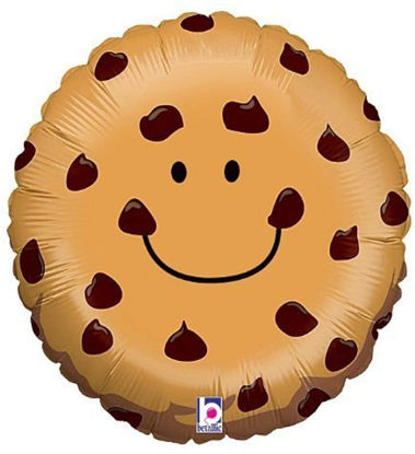 Picture of 21" Chocolate Chip Cookie - Foil Balloon  (helium-filled)