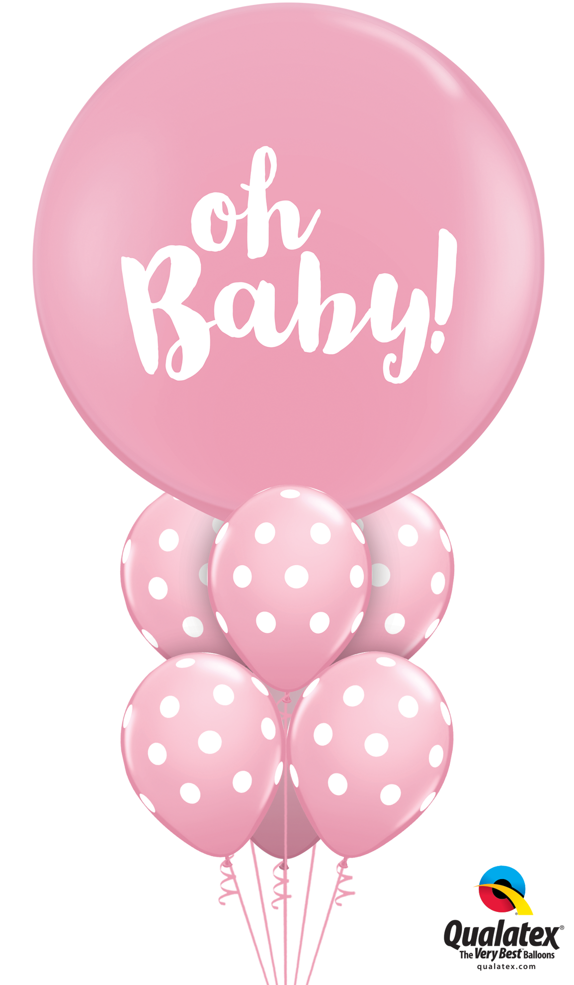 Picture of Oh Baby! Pink Balloon Bouquet