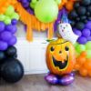 Picture of 56'' Pumpkin and Ghost - AirLoonz Balloon (air-filled)