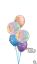 Picture of Birthday Pastel Ombre & Stars Balloon Bouquet (5 pc) 