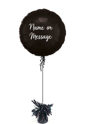 Picture of 18" Personalised Circle Foil Balloon (helium-filled) 