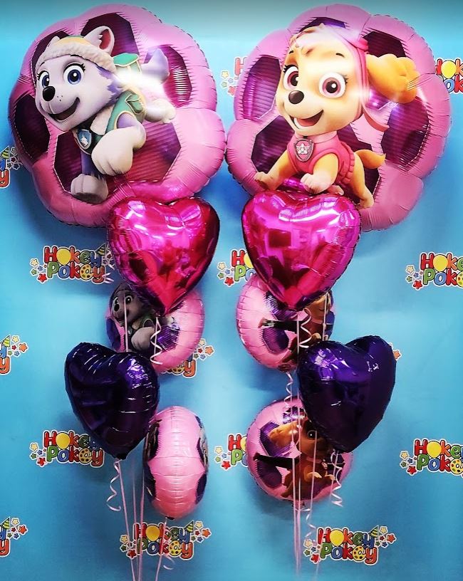 Picture of PAW Patrol Sky and Everest Foil Balloon Bouquet  (5pc)