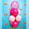 Picture of Shining Star Birthday Sparkle Bubble Deluxe - Balloon Bouquet of 10