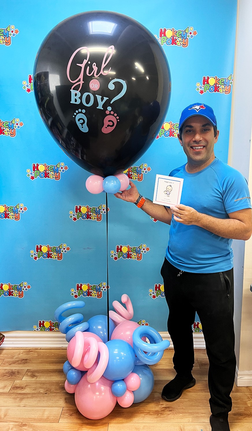 Picture of Girl  or Boy  Gender Reveal Giant Balloon (helium-filled)