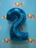 Picture of 26''Blue  Number 2 - Foil Balloon (helium-filled)