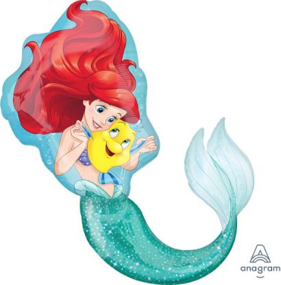 Picture of 34" Disney Princess - Ariel Mermaid Dream Big Foil Balloon (helium-filled) 