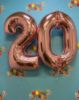 Picture of 26'' Rose Gold Number 2 - Foil Balloon (helium-filled)