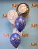 Picture of 18" Hanukkah Festival of Lights Foil Balloon (helium-filled)