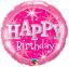 Picture of 36''  Birthday Pink Sparkle Jumbo Foil Balloon (helium-filled) 