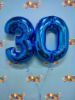 Picture of 26''Blue  Number 3 - Foil Balloon (helium-filled)